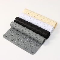 Коврик противоскользящий в ванну на присосках Доляна &laquo;Массажный&raquo;, 37&times;67 см, цвет МИКС