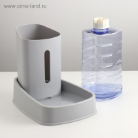 Автопоилка с угольным фильтром 3 л, серая Автопоилка с угольным фильтром 3 л, серая