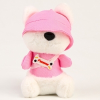 Мягкая игрушка &laquo;Собака&raquo;, в панамке, 13 см, цвет МИКС