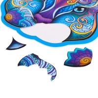 Фигурный пазл &laquo;Заяц&raquo;, на подложке, 56 деталей