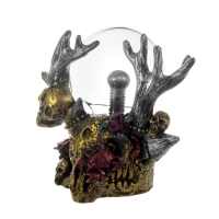 Плазменный шар "Олень" серый 20х12х23 см RISALUX