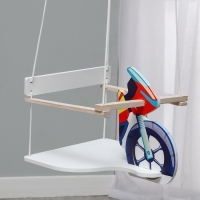 Качели детские &laquo;Мотоцикл&raquo; + Подарок (свисток 1 шт.)