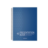 Папка-портфолио с 40 вкладышами А4, 550 мкм, ErichKrause Ladder of Success, спираль, с рисунком