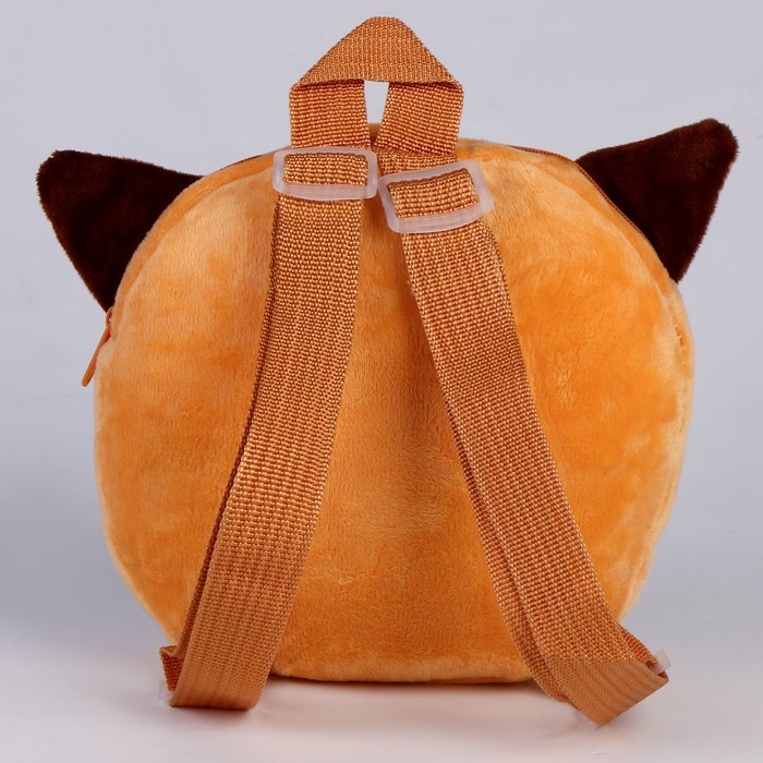 Рюкзак детский для мальчика &laquo;Мопс&raquo;, плюшевый