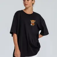 Футболка оверсайз &laquo;Cute Fire. Всех сжечь&raquo;, черная, размер XL/XXL