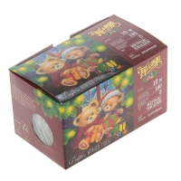 Гирлянда &laquo;Нить&raquo; 10 м с насадками &laquo;Игла&raquo;, IP20, прозрачная нить, 100 LED, свечение синее, 8 режимов, 220 В