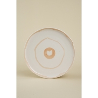 Тарелка фарфоровая обеденная SL Home &laquo;Гато&raquo;, d=28 см, цвет белый