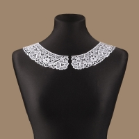 Воротник пришивной, гипюровый, 22 &times; 5,5 см, цвет белый