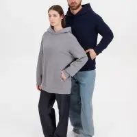 Худи оверсайз унисекс Outshine, темно-синее, размер M/L