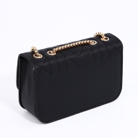 Сумка-мессенджер на клапане, цвет чёрный