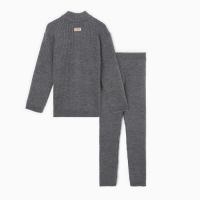 Костюм (кофта и брюки) детский MINAKU, цвет графит, рост 110 см