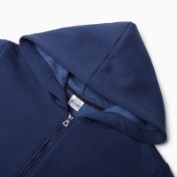 Толстовка с начёсом, цвет синий, размер 46