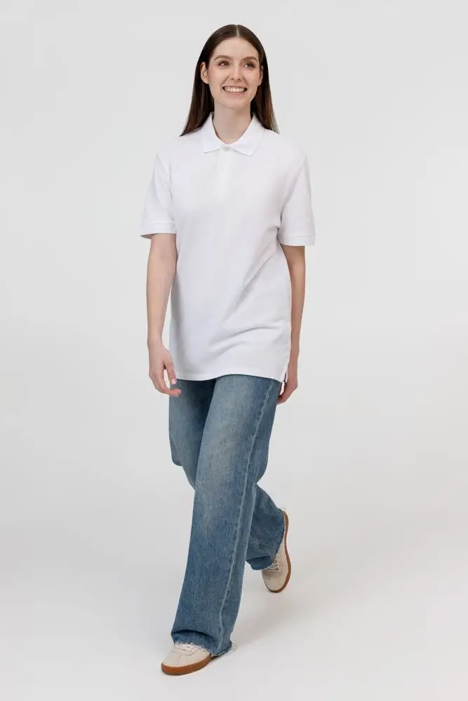 Рубашка поло унисекс Pacific, белая, размер M