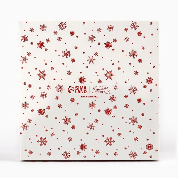 Коробка для для муссовых пирожных «Волшебного Нового года», 17.8 х 17.8 х 6.5 см, Новый год Коробка для для муссовых пирожных «Волшебного Нового года», 17.8 х 17.8 х 6.5 см, Новый год