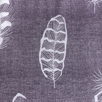 Постельное бельё Этель Дуэт &laquo;Перья&raquo; 143х215 см-2шт, 220х240 см, 70х70 см-2шт, 100% хлопок, бязь125 г/м2