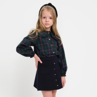 Рубашка для девочки KAFTAN "Клетка", р. 36 (134-140 см) Рубашка для девочки KAFTAN "Клетка", р. 36 (134-140 см)