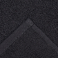 Полотенце махровое Этель "Терри" 70*140 см, цв. черный, 100% хлопок, 430 г/м2