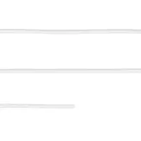 Круглая резинка Chapu S, белая, 30 см