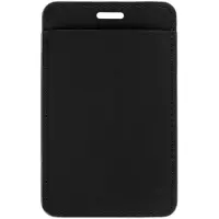 Чехол для пропуска Shall Simple, черный Чехол для пропуска Shall Simple, черный