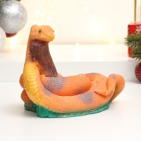 Фигура "Змея большая" красная, 20х15х10см