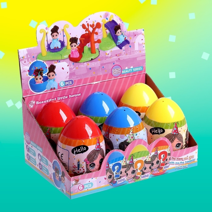 Игрушка-сюрприз &laquo;Милашка&raquo;, в яйце, с аксессуарами, МИКС