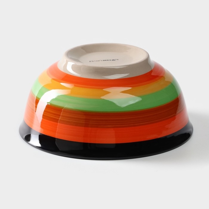 Салатник керамический Доляна &laquo;Индия&raquo;, 850 мл, d=15 см