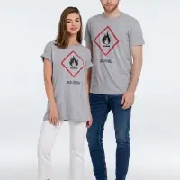 Футболка &laquo;Жар-птица&raquo;, серый меланж, размер L