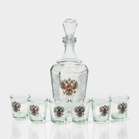 Набор стеклянный для вина &laquo;Орел&raquo;, 50 мл, 7 предметов