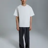 Футболка оверсайз Kangas, белая, XS/S