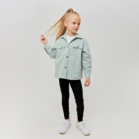 Рубашка для девочки MINAKU: Casual collection KIDS цвет мятный, рост 140