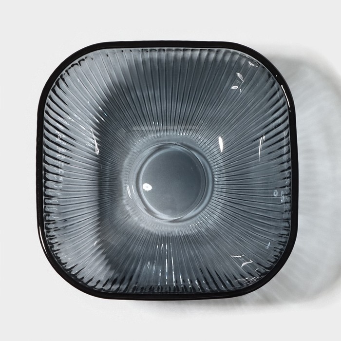 Набор стеклянной посуды «Мави», 6 предметов: 2 миски 350 мл, 2 стакана 250 мл, салатник 800 мл, тарелка d=20,8 см, цвет серый Набор стеклянной посуды «Мави», 6 предметов: 2 миски 350 мл, 2 стакана 250 мл, салатник 800 мл, тарелка d=20,8 см, цвет серый