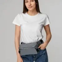 Поясная сумка Tabby, серая Поясная сумка Tabby, серая