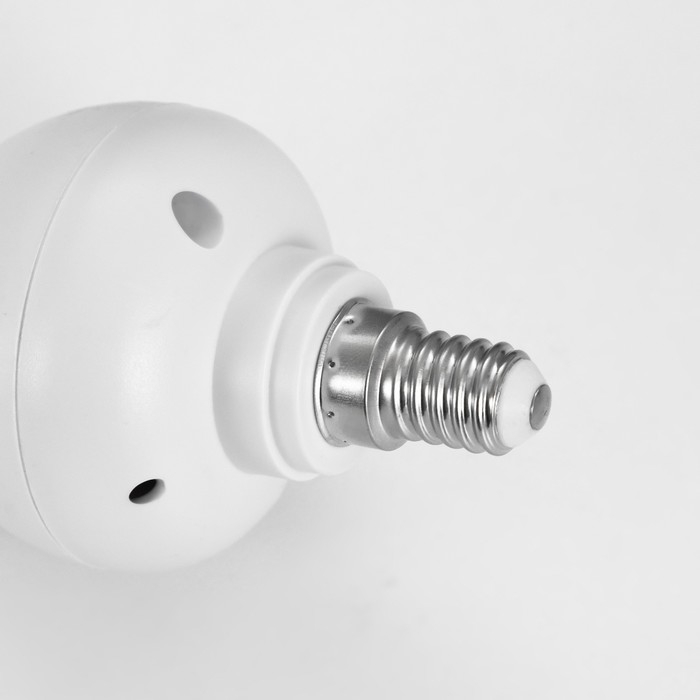 Переходник с ПДУ Переходник с ПДУ "Некст" Е14/Е27 15Вт белый 3х3х10см