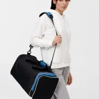 Спортивная сумка Fitnext, черная с синим