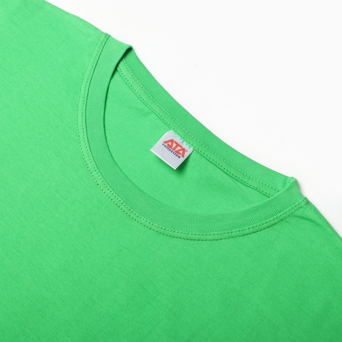 Футболка мужская, цвет ярко-зеленый, размер 56