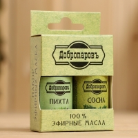 Набор эфирных масел пихта, сосна "Добропаровъ", 2 шт по 17 мл Набор эфирных масел пихта, сосна "Добропаровъ", 2 шт по 17 мл