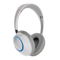 Наушники AKZ K53, беспроводные, полноразмерные, микрофон, подсветка RGB, белые Наушники AKZ K53, беспроводные, полноразмерные, микрофон, подсветка RGB, белые