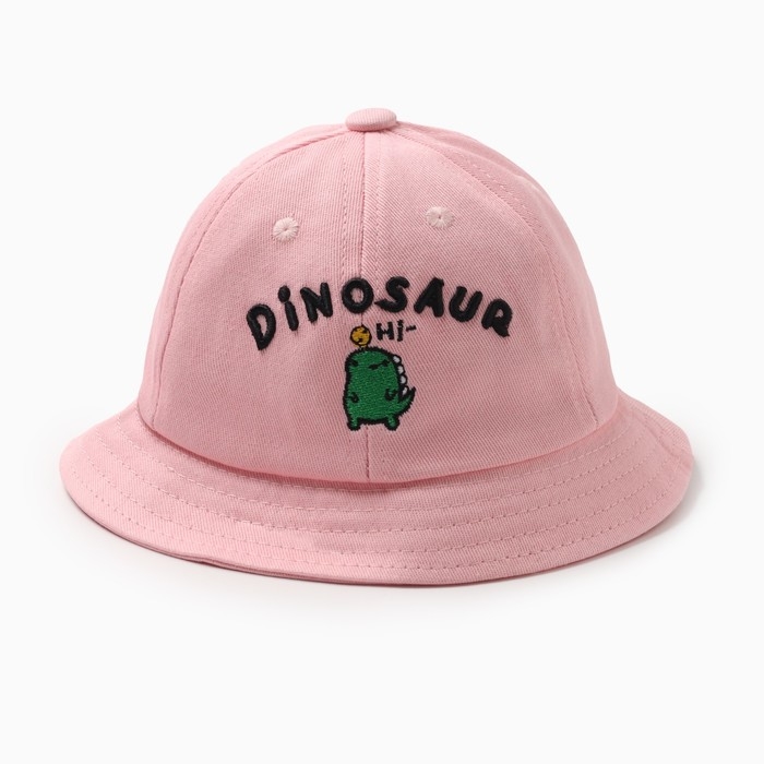 Панама для девочки MINAKU Панама для девочки MINAKU "Dinosaur", цв. розовый, р-р 50