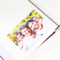 Фотоальбом на 200 фото 13х18 см "Веточка с розами" в коробке МИКС 29,5х23х5,5 см