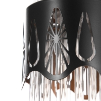 Подвес "Капель" 1х60Вт Е27 Черный Подвес "Капель" 1х60Вт Е27 Черный
