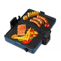 Мультипекарь Kitfort КТ-3627, 1200 Вт, венские вафли/гриль/сэндвичи, синий Мультипекарь Kitfort КТ-3627, 1200 Вт, венские вафли/гриль/сэндвичи, синий
