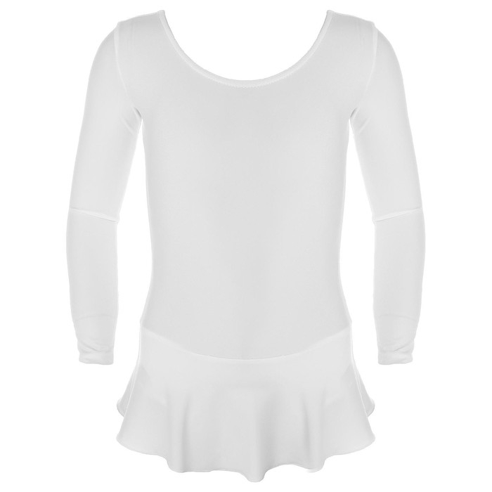 Купальник для гимнастики и танцев Grace Dance, р. 30, цвет белый Купальник для гимнастики и танцев Grace Dance, р. 30, цвет белый