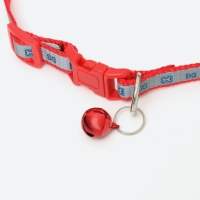 Ошейник "Кость" светоотражающий, 31 х 1 см, красный Ошейник "Кость" светоотражающий, 31 х 1 см, красный