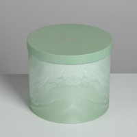 Набор шляпных коробок для цветов 5 в 1, упаковка подарочная, &laquo;Мрамор&raquo;, 14 х 13 см - 22 х 19,5 см