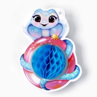 Ёлочная игрушка новогодняя &laquo;Змейка&raquo;, на Новый год, 10,5 х 12,6 см