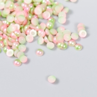 Декор "Градиент розово-зелёный" d=4 мм 10г 200 шт 5х2,5 см МИКС Декор "Градиент розово-зелёный" d=4 мм 10г 200 шт 5х2,5 см МИКС