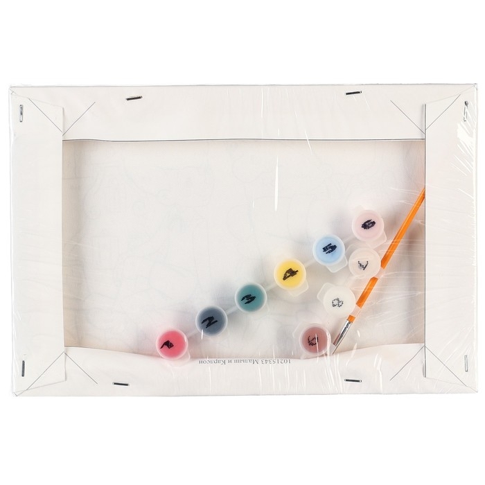 Картина по номерам для детей, 20х30 см, Малыш и Карлсон Картина по номерам для детей, 20х30 см, Малыш и Карлсон