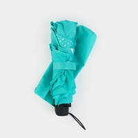 Зонт женский механический «Цветы», 8 спиц, d=95, цвет бирюзовый Зонт женский механический «Цветы», 8 спиц, d=95, цвет бирюзовый