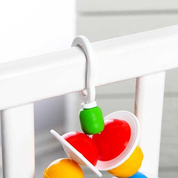 Подвеска - погремушка &laquo;Солнечный зайчик&raquo; на кроватку, коляску, цвет МИКС, Аэлита