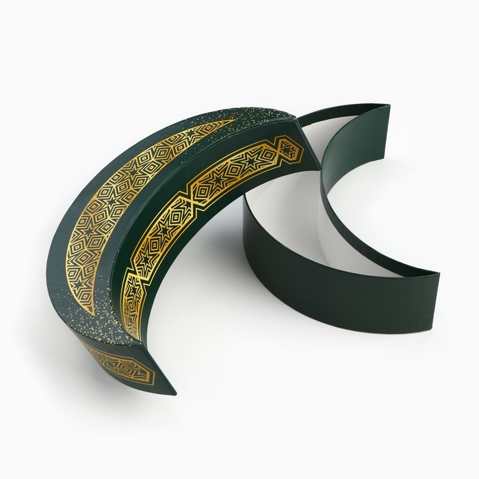 Коробка из переплетного картона «Полумесяц», Рамадан, 15 х 23 х 6 см Коробка из переплетного картона «Полумесяц», Рамадан, 15 х 23 х 6 см